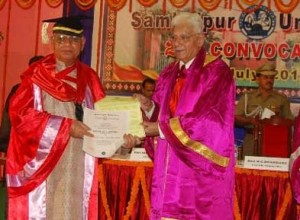 Padmashree Dr. Chaturbhuj Meher conferred Doctorate by Sambalpur University
