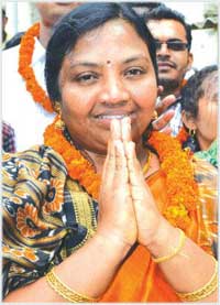 kalpana sahu chair person of sambalpur muncipalty