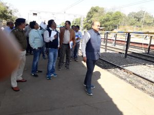 Speed trial on Godbhaga-Debahal new double railway line