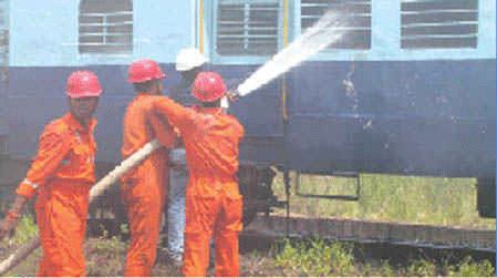 railway mock drill