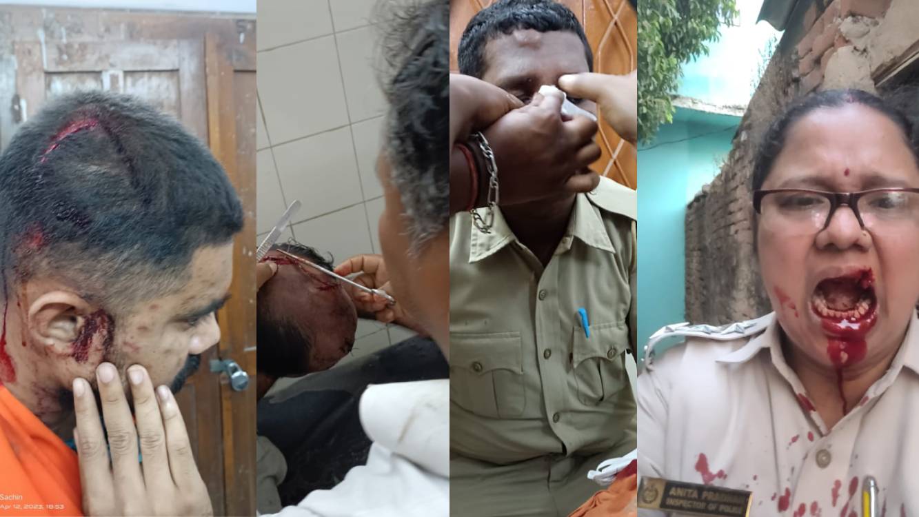 Stone Pelted: Hanuman Jayanti rally targeted police in Sambalpur